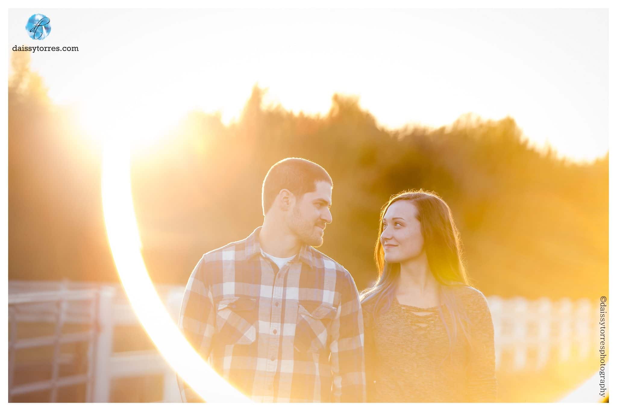 Back Bay Engagement Session - love this sun glare!